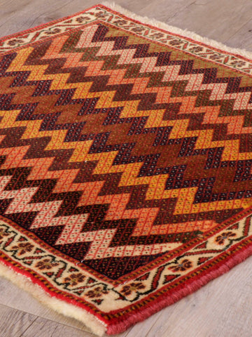 Handmade fine Persian Qashqai square - 309209