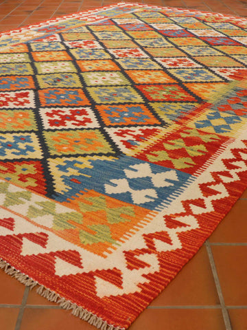 Handmade Afghan Kilim - 309218