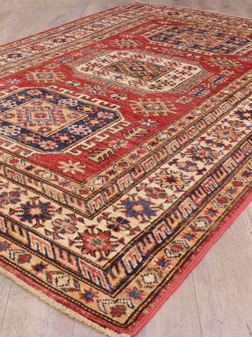 Handmade fine Afghan Kazak rug - 309265