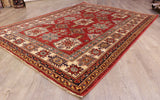 Handmade fine Afghan Kazak rug - 309266