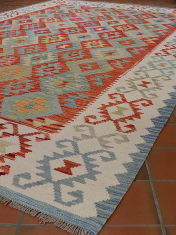 Handmade Afghan Kilim - 309275