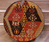 Turkish Kilim Medium circular stool - 309319