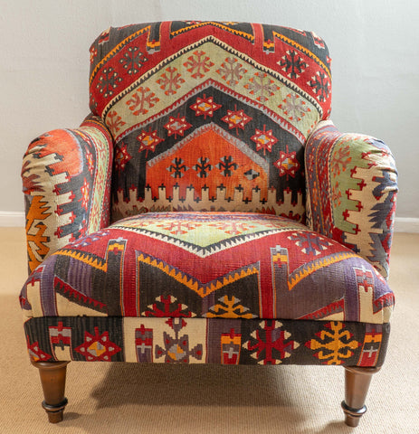 Handmade Turkish kilim Howard Chair - 309320-C