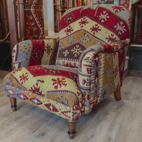 Handmade Turkish kilim Howard Chair - 309320-D