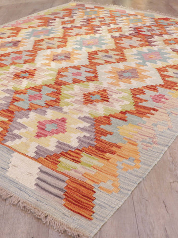 Handmade Afghan Kilim - 309390