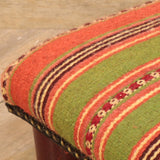 Small handmade Turkish kilim lady bug stool -309403