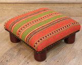 Small handmade Turkish kilim lady bug stool -309403