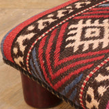 Small handmade Turkish kilim lady bug stool -309405