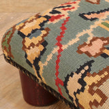 Small handmade Turkish kilim lady bug stool -309406