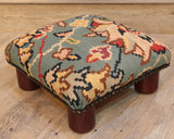 Small handmade Turkish kilim lady bug stool -309406