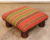 Small handmade Turkish kilim lady bug stool -309408