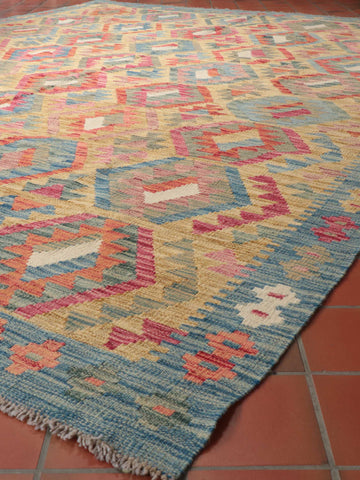 Handmade Afghan Kilim - 309412