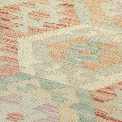 Handmade washed Afghan Kilim - 309631