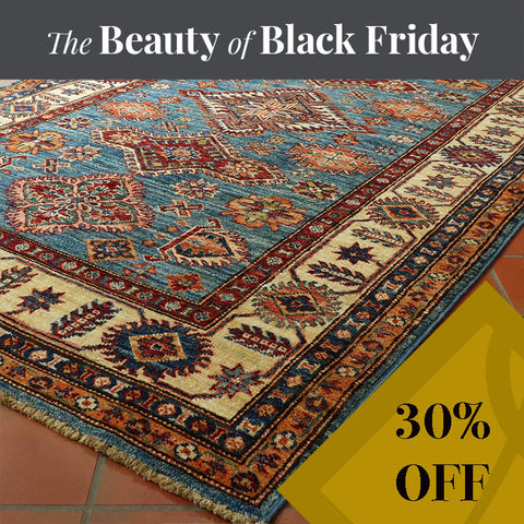 Handmade fine Afghan Kazak rug - BF309656