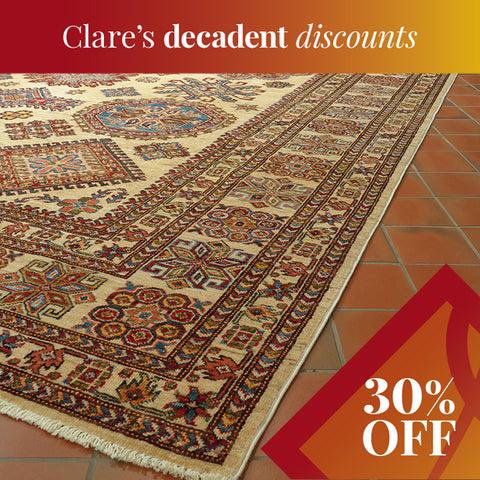 Handmade Afghan Kazak carpet - 309658