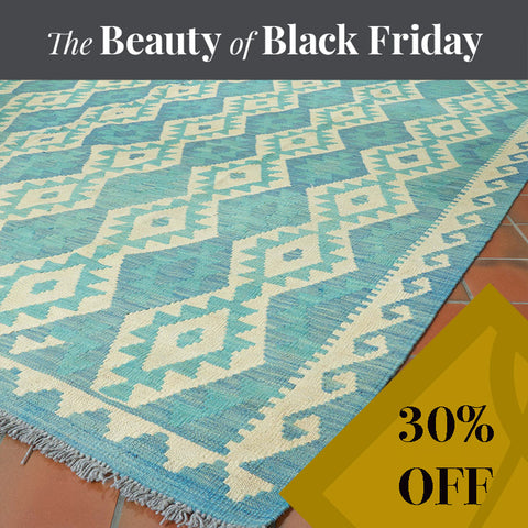 Handmade Afghan Kilim - BF309665