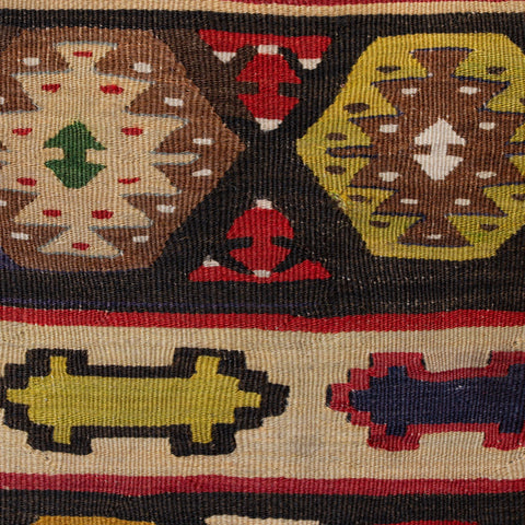 Large Handmade Turkish kilim cushion - 309673-AI