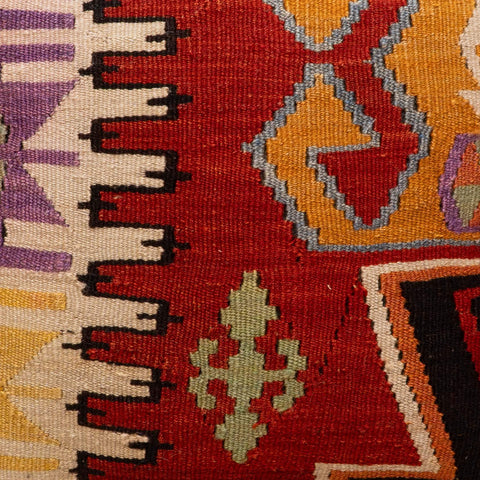 Small Handmade Turkish kilim cushion - 309674-AD