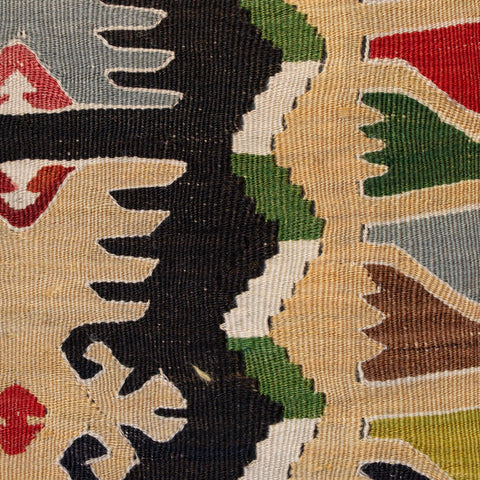 Small Handmade Turkish kilim cushion -309674-BA