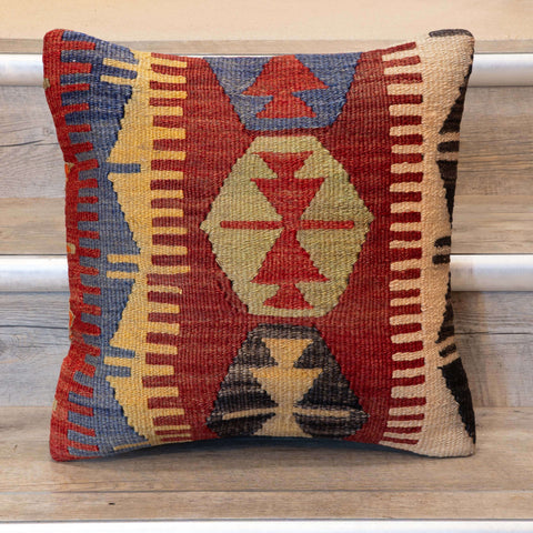 Small Handmade Turkish kilim cushion -309674-BB