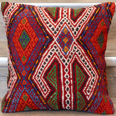 Small Handmade Turkish kilim cushion -309674-BC