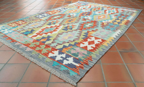 Handmade Afghan Kilim - 309706