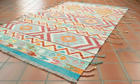 Handmade Afghan Kilim  - 309712