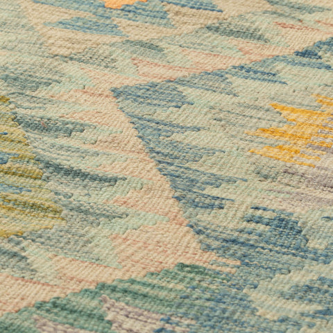 Handmade Afghan Kilim medium runner - 309739