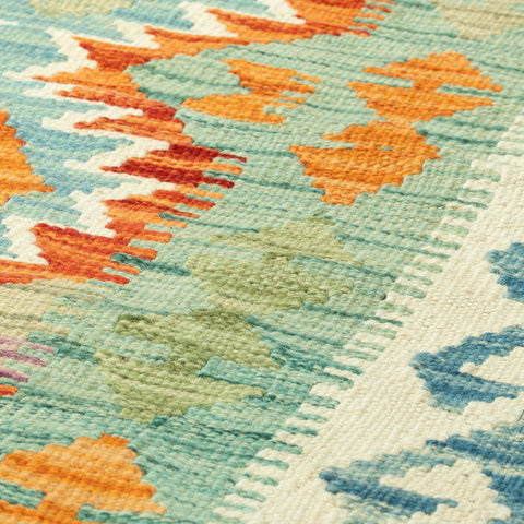 Handmade Afghan Kilim medium runner - 309741