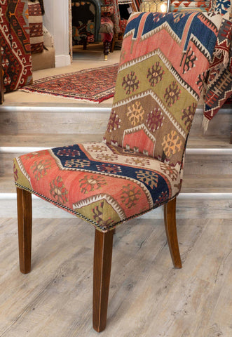 Handmade Turkish kilim Dining Chairs- 3097801 pair A