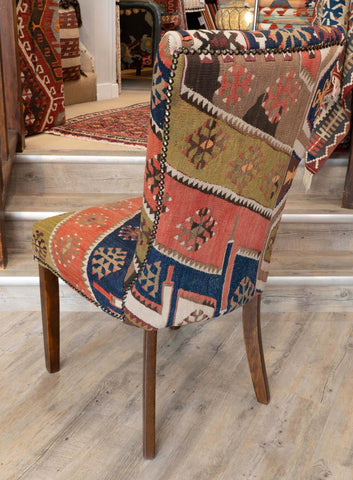 Handmade Turkish kilim Dining Chairs- 309801 pair B