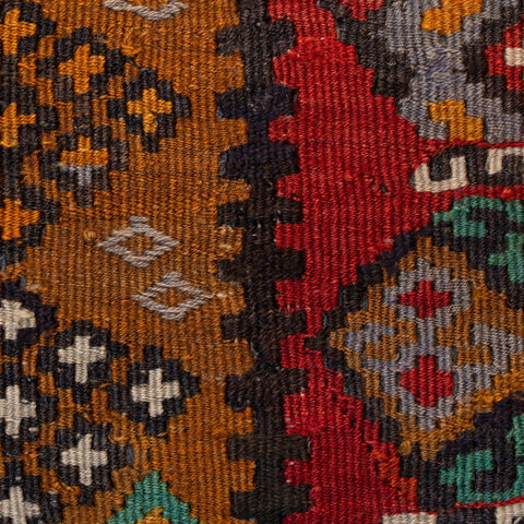 Small Antique Turkish kilim cushion -309803-S