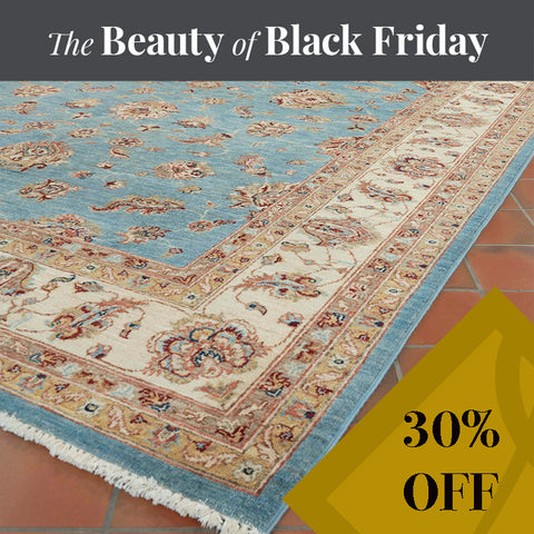 Handmade Fine Afghan Ziegler carpet - BF309816