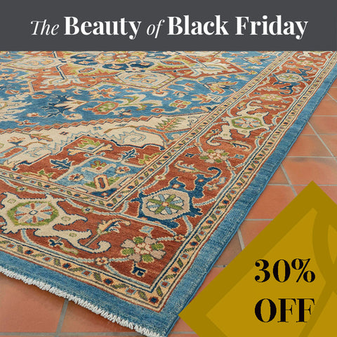 Handmade Afghan Heriz carpet - BF309821