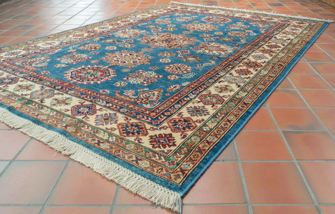 Handmade Fine Afghan Kazak rug - 309834