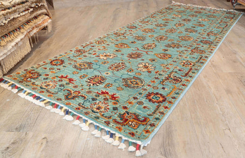 Handmade Afghan Sultani short runner - 309908