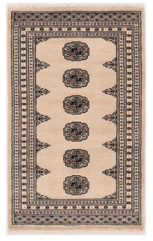 Handmade Mori Bokhara rug - ENR309943