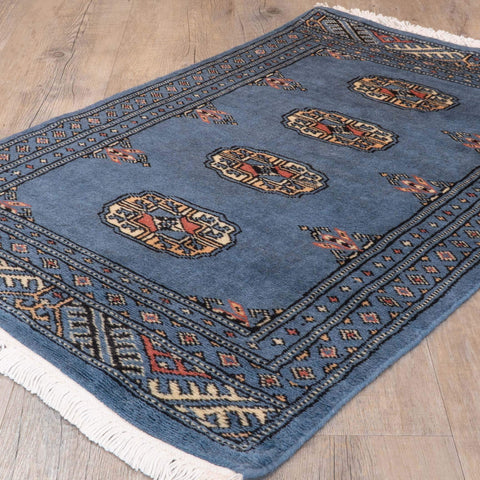 Handmade Pakistan Bokhara rug - 309956