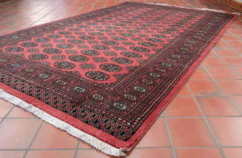 Handmade Pakistan Bokhara rug - 309973