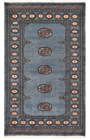 Handmade Pakistan Bokhara rug - ENR309992