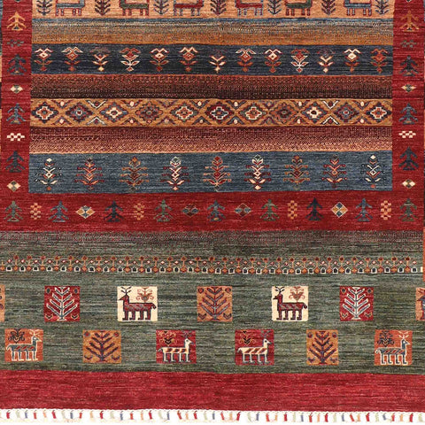 Handmade Afghan Loribaft rug - ENR310015