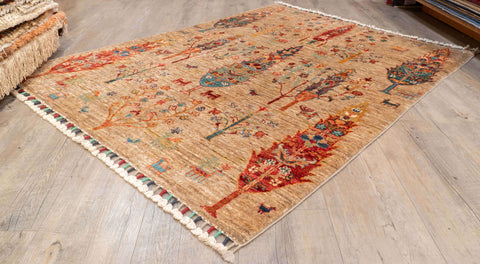 Handmade Afghan Loribaft Rug - 310058