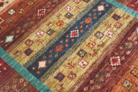 Handmade Afghan Loribaft short runner - ENR310062