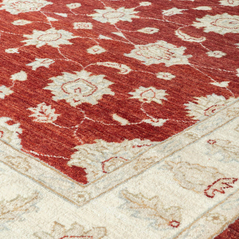 Handmade Afghan Ziegler square rug - 310106