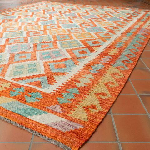 Handmade Afghan Kilim - 310159