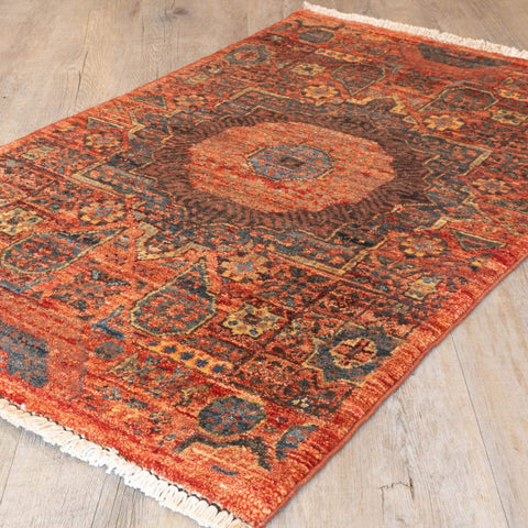Handmade Afghan Mamluk rug - 310270