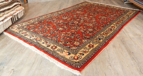 Handmade Oriental Sarouk rug - 310291