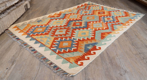 Handmade Afghan Kilim - 310357