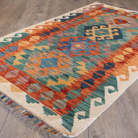 Handmade Afghan Kilim - 310358