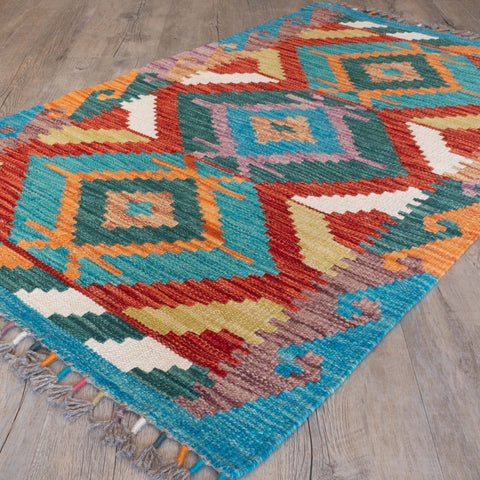 Handmade Afghan Kilim - 310364